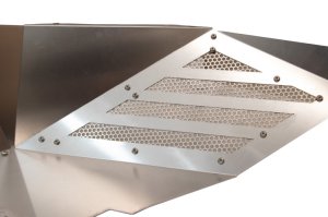 Jeep Wrangler Unlimited Inner Fender Kit - Rear - Fishbone Offroad - Aluminum - Raw - `18-`27